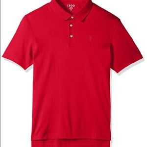 NWT Izod Men’s Interlock Red Polo Shirt
